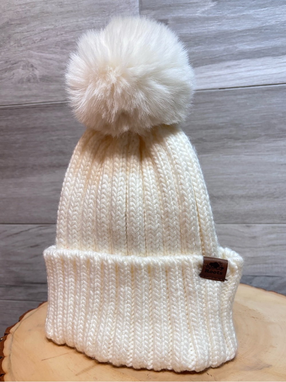 3/$30 Roots "Olivia Cable Toque" Pompom knit